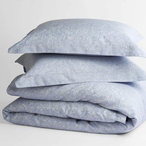 100% Supima Cotton Jacquard Medallion Duvet Set